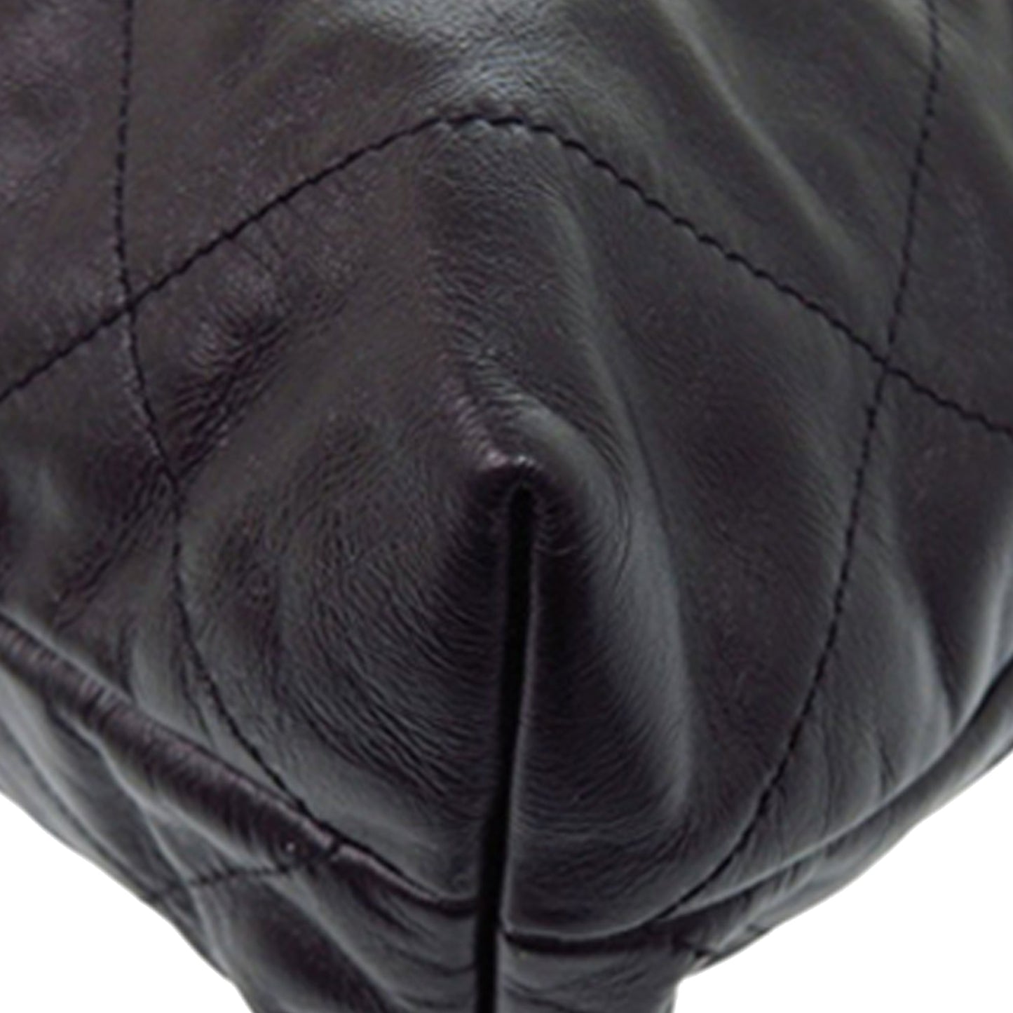 Chanel Small Quilted Shiny Calfskin 22 Handbag
