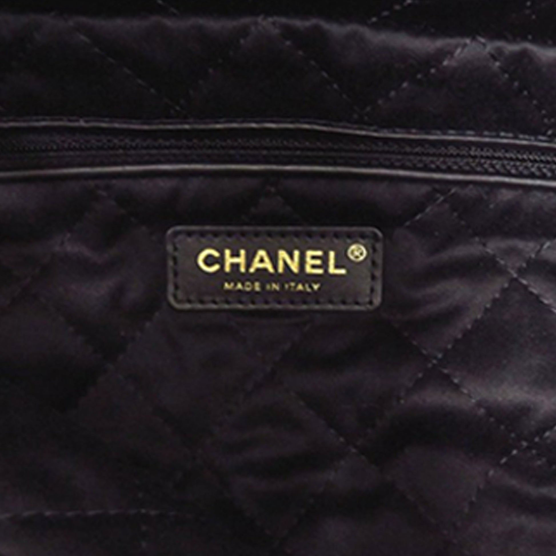 Chanel Small Quilted Shiny Calfskin 22 Handbag
