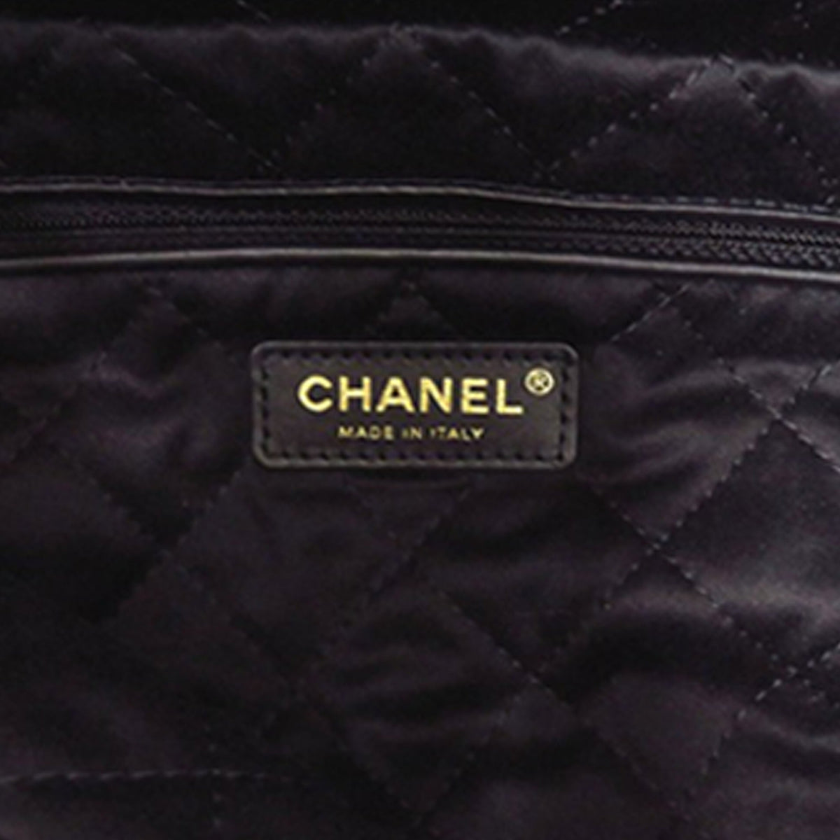 Chanel Small Quilted Shiny Calfskin 22 Handbag