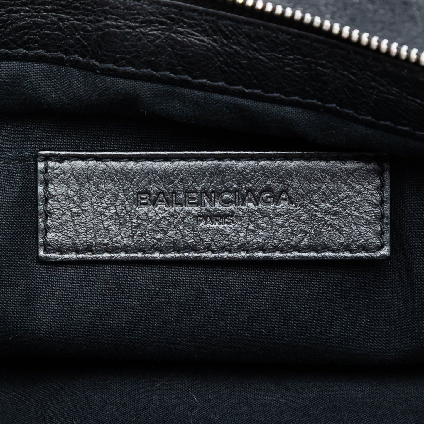 Balenciaga Lambskin Motocross Classic Clip L Clutch