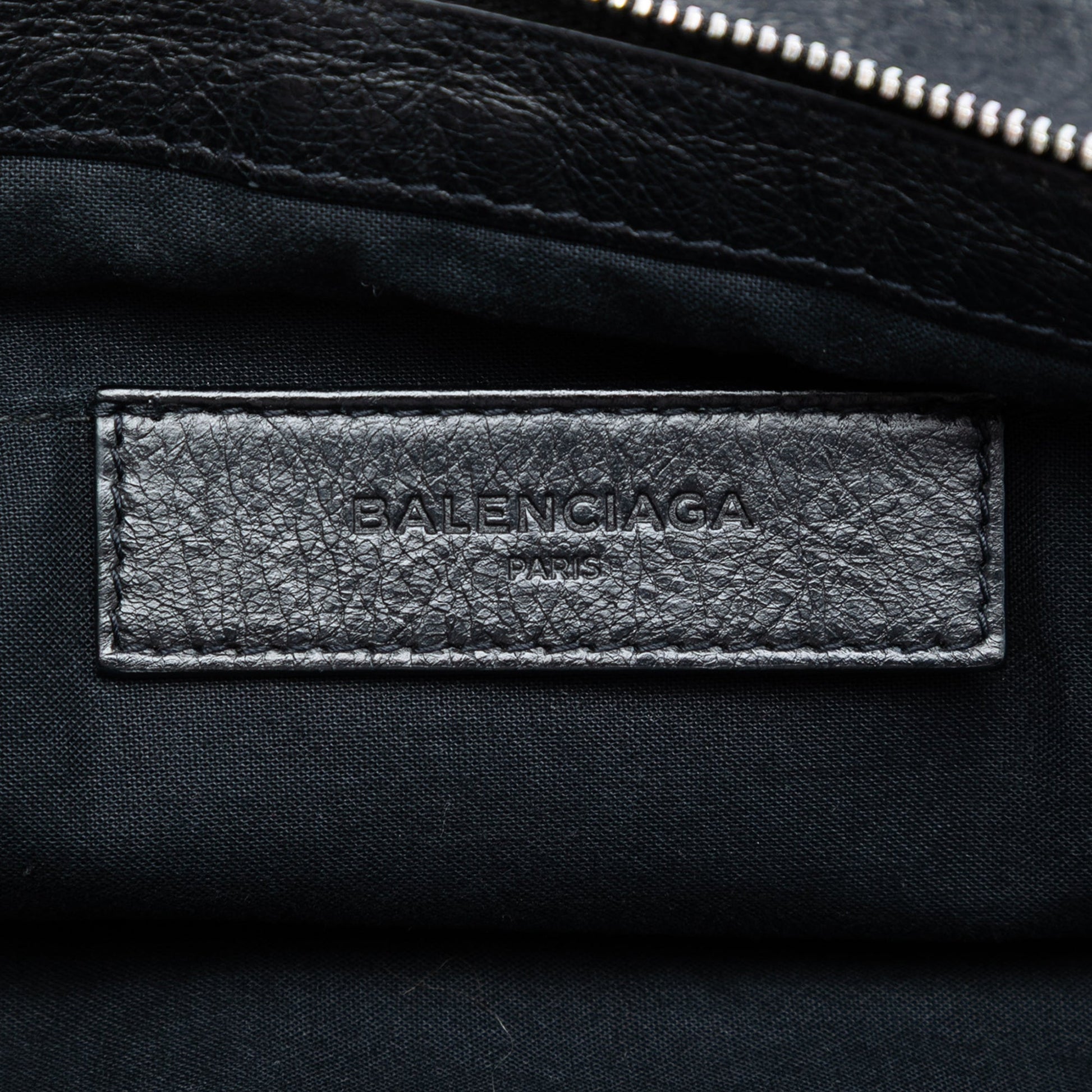Balenciaga Lambskin Motocross Classic Clip L Clutch