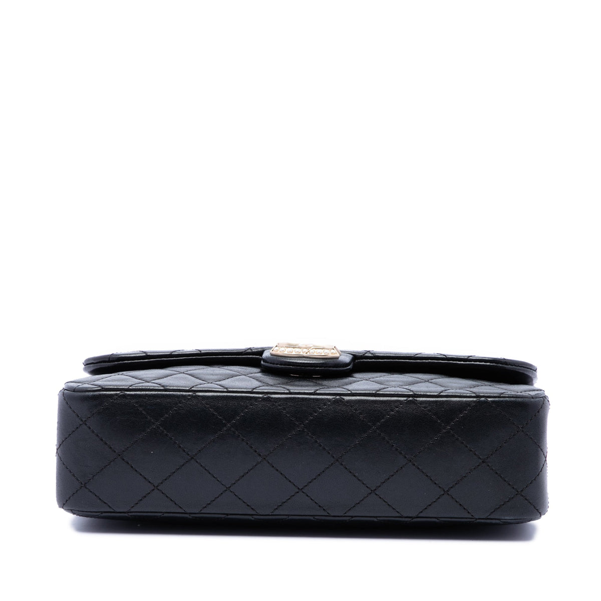 Chanel Medium Quilted Lambskin Westminster Pearl Flap — Black