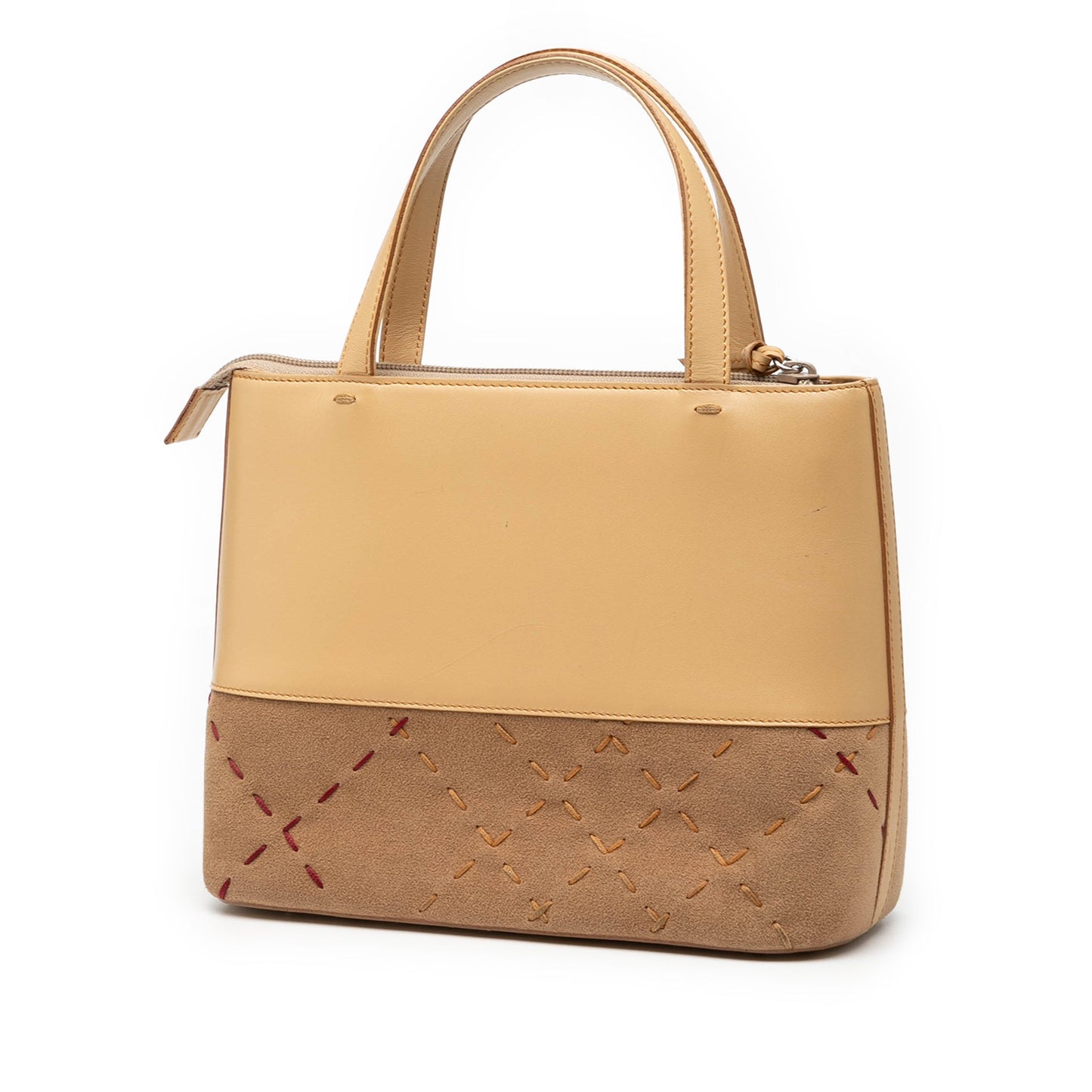 Burberry Leather and Suede Stitch Tote