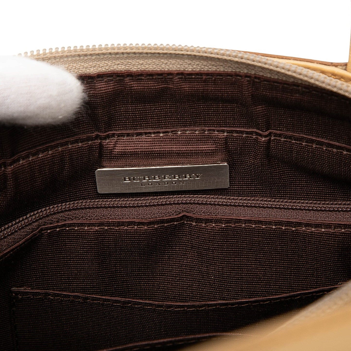 Burberry Leather and Suede Stitch Tote