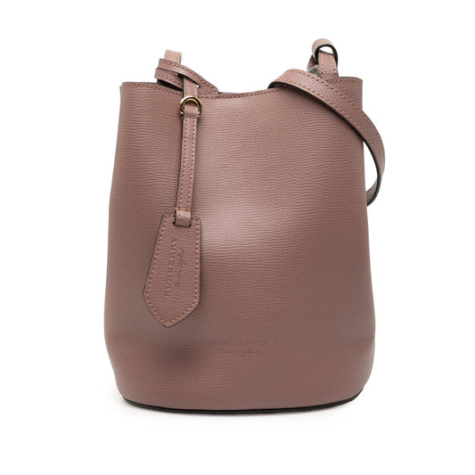 Burberry Leather Lorne Bucket Bag