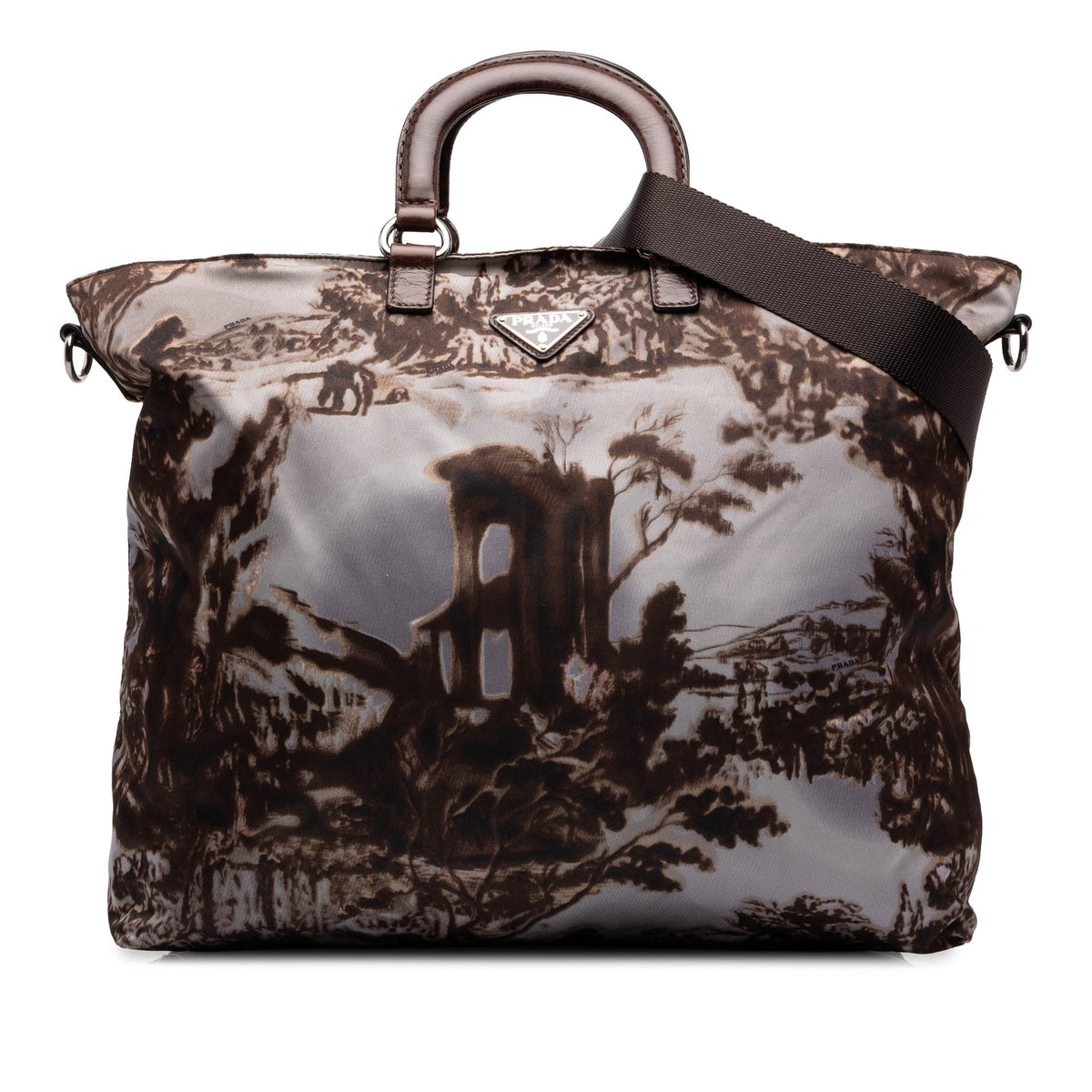 Prada Tessuto Stampato Satchel