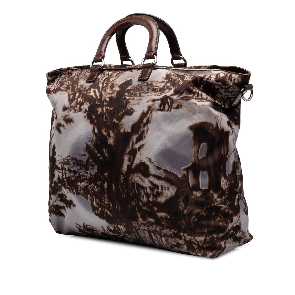 Prada Tessuto Stampato Satchel