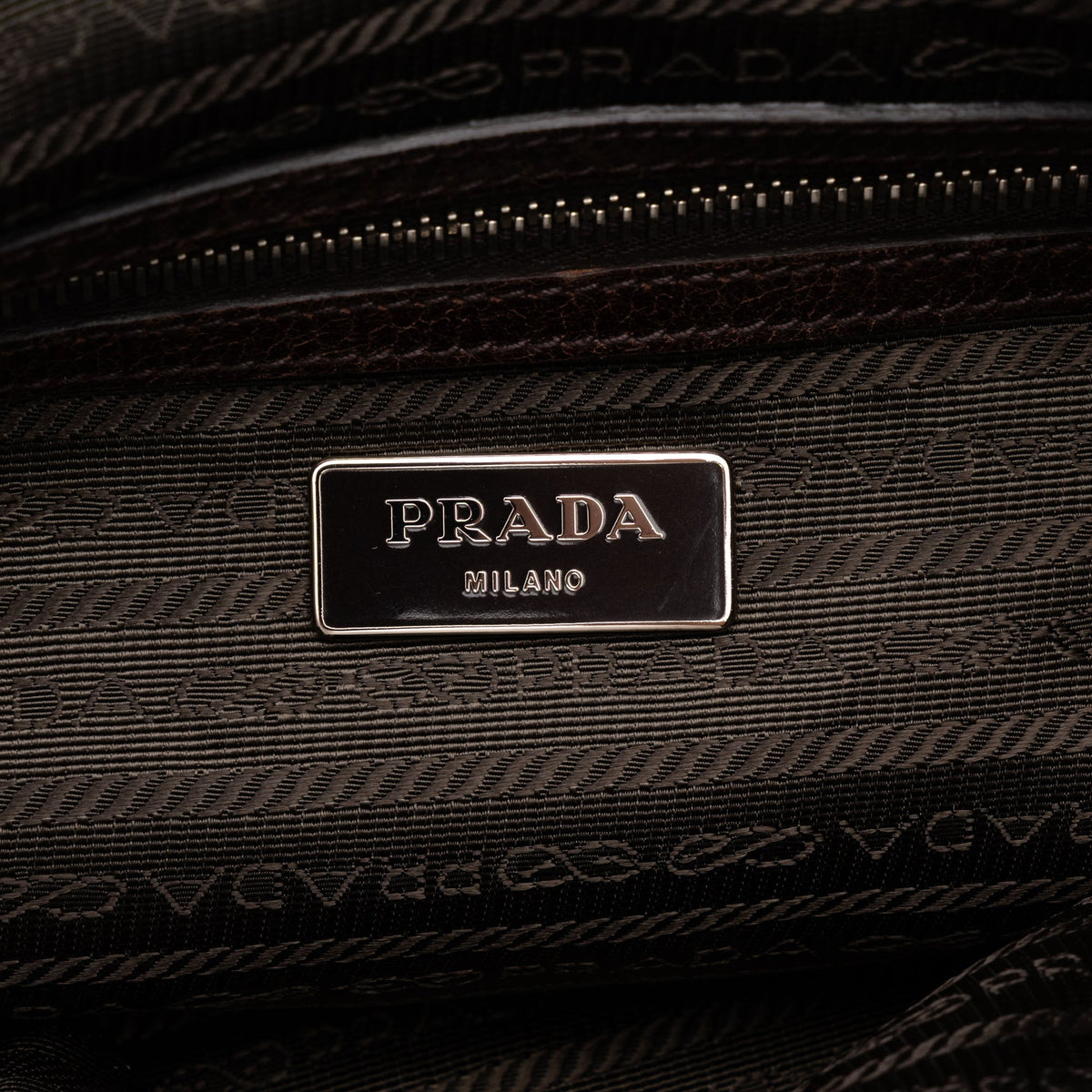 Prada Tessuto Stampato Satchel