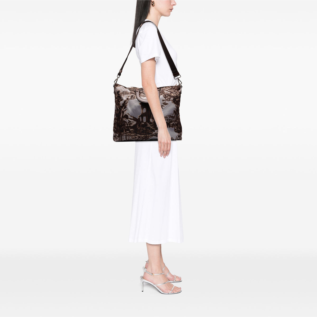 Prada Tessuto Stampato Satchel