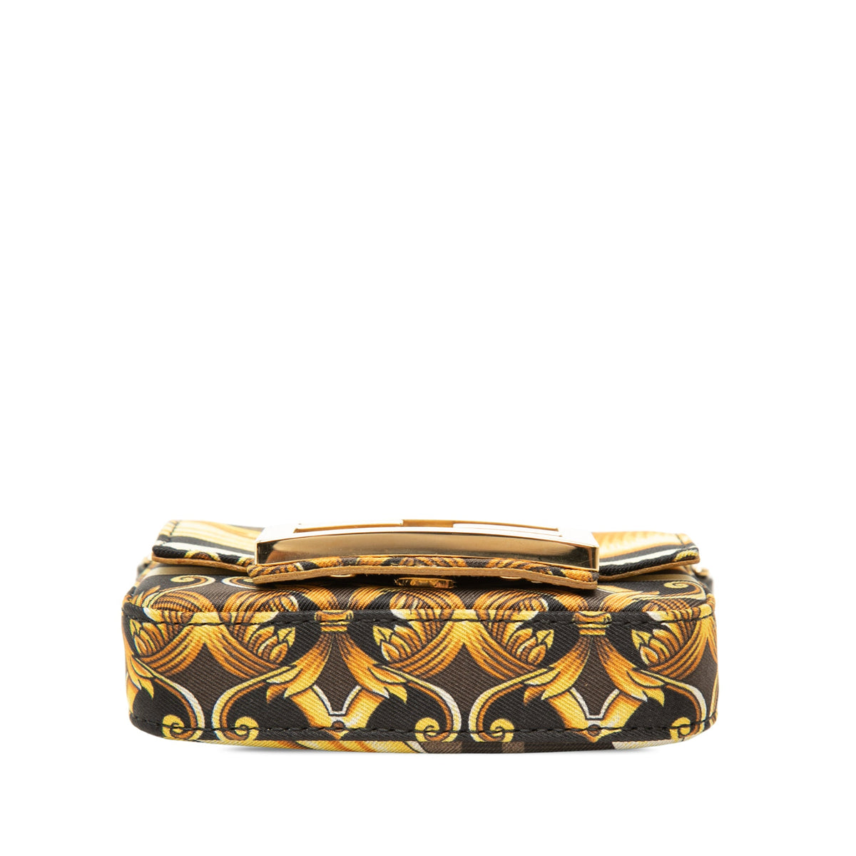 Fendi Fendace Nano Zucca Canvas Baguette