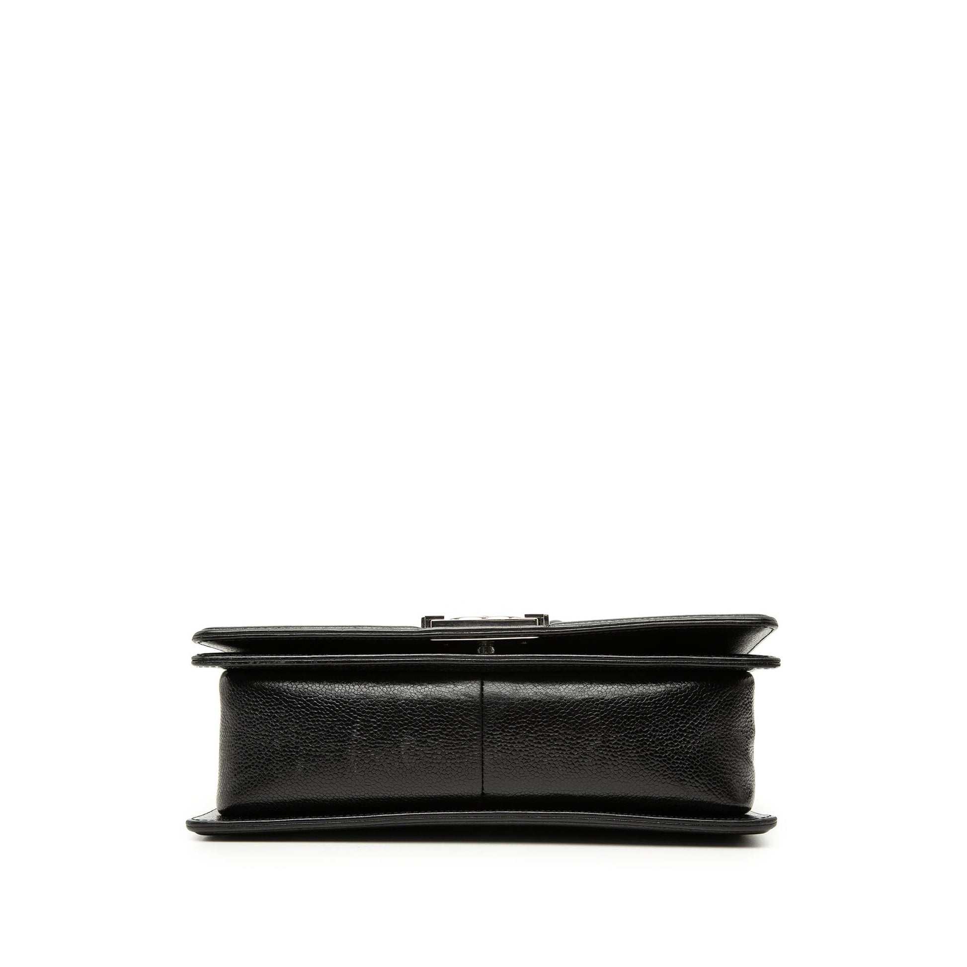 Chanel Old Medium Chevron Caviar Boy Flap