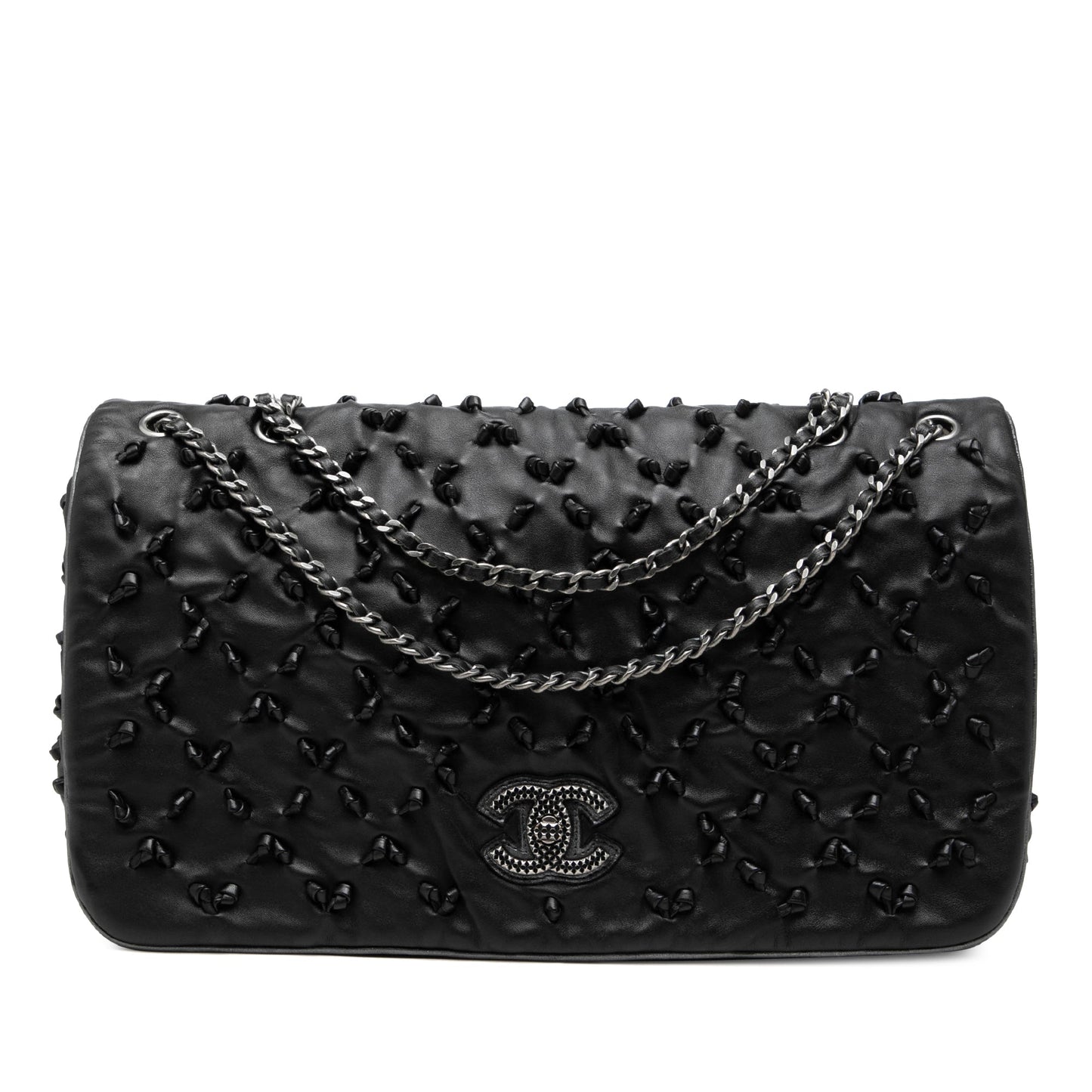 Chanel CC Lambskin Chic Knot Flap
