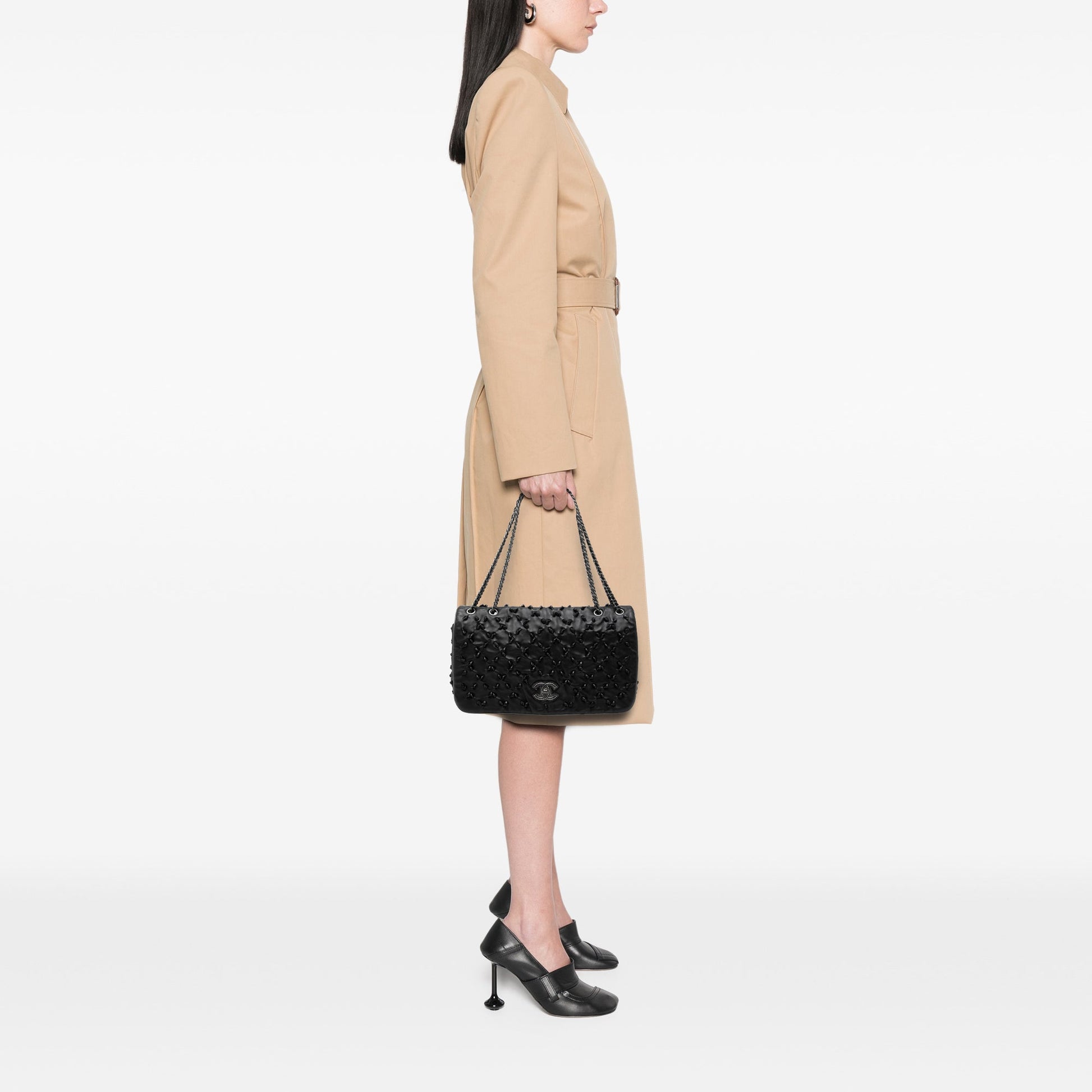 Chanel CC Lambskin Chic Knot Flap