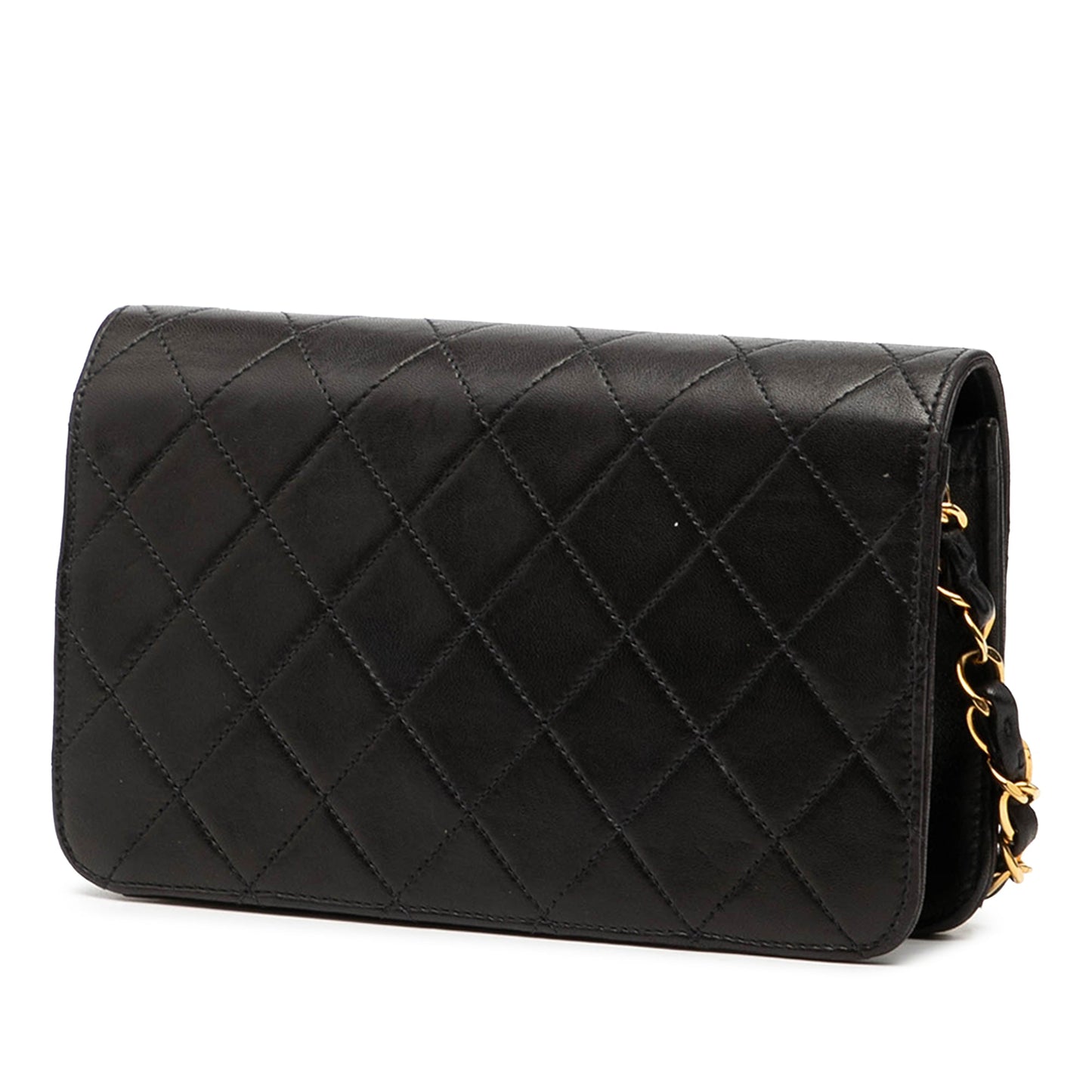 Chanel CC Quilted Lambskin Full Single Flap