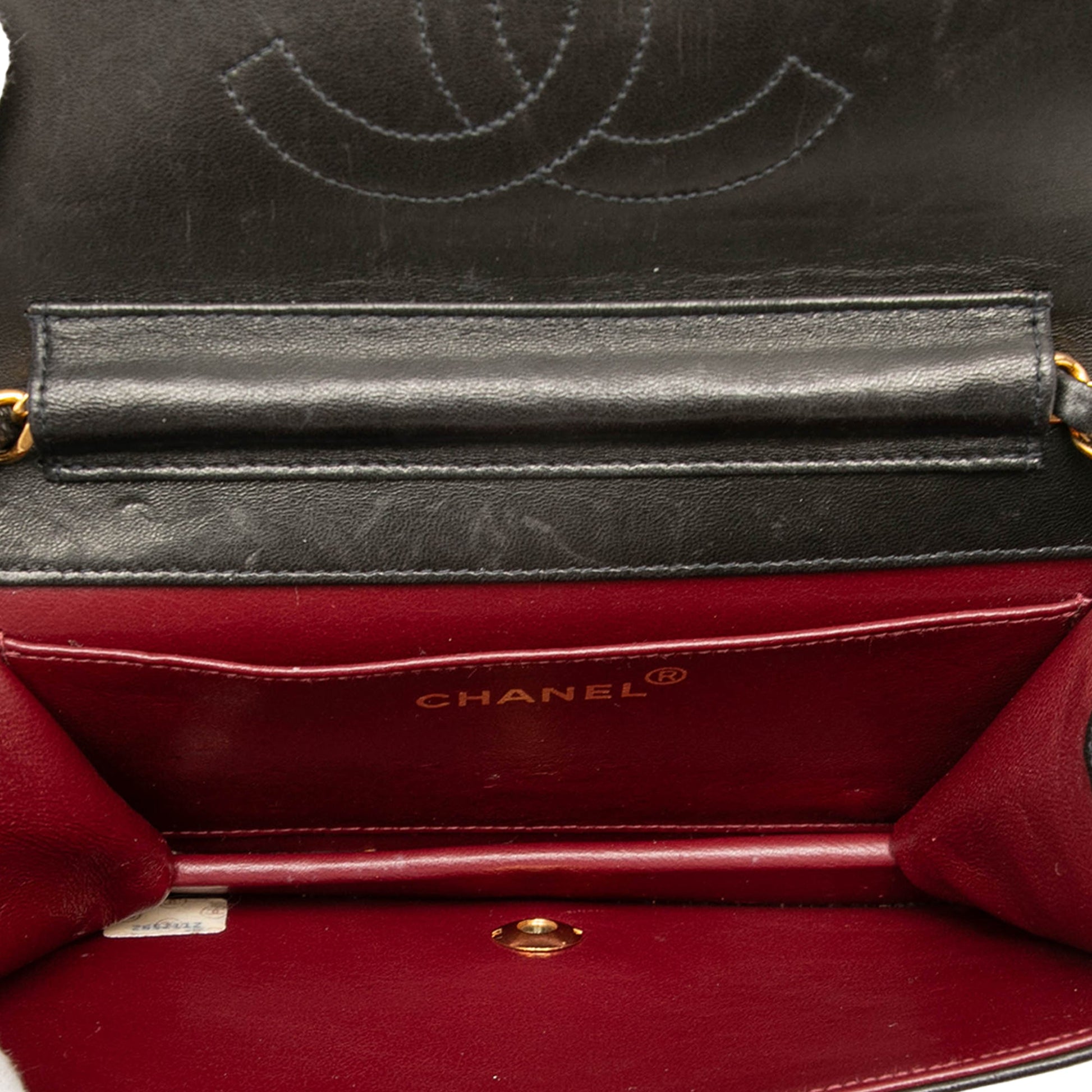 Chanel CC Quilted Lambskin Full Single Flap