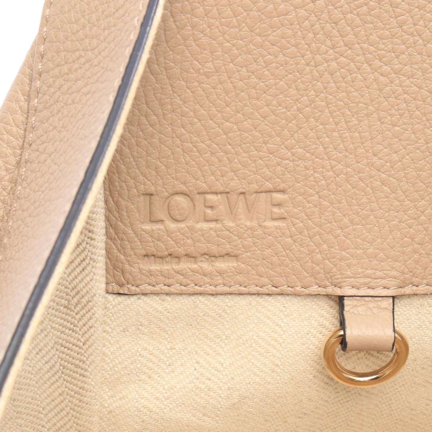 LOEWE Small Leather Hammock Satchel