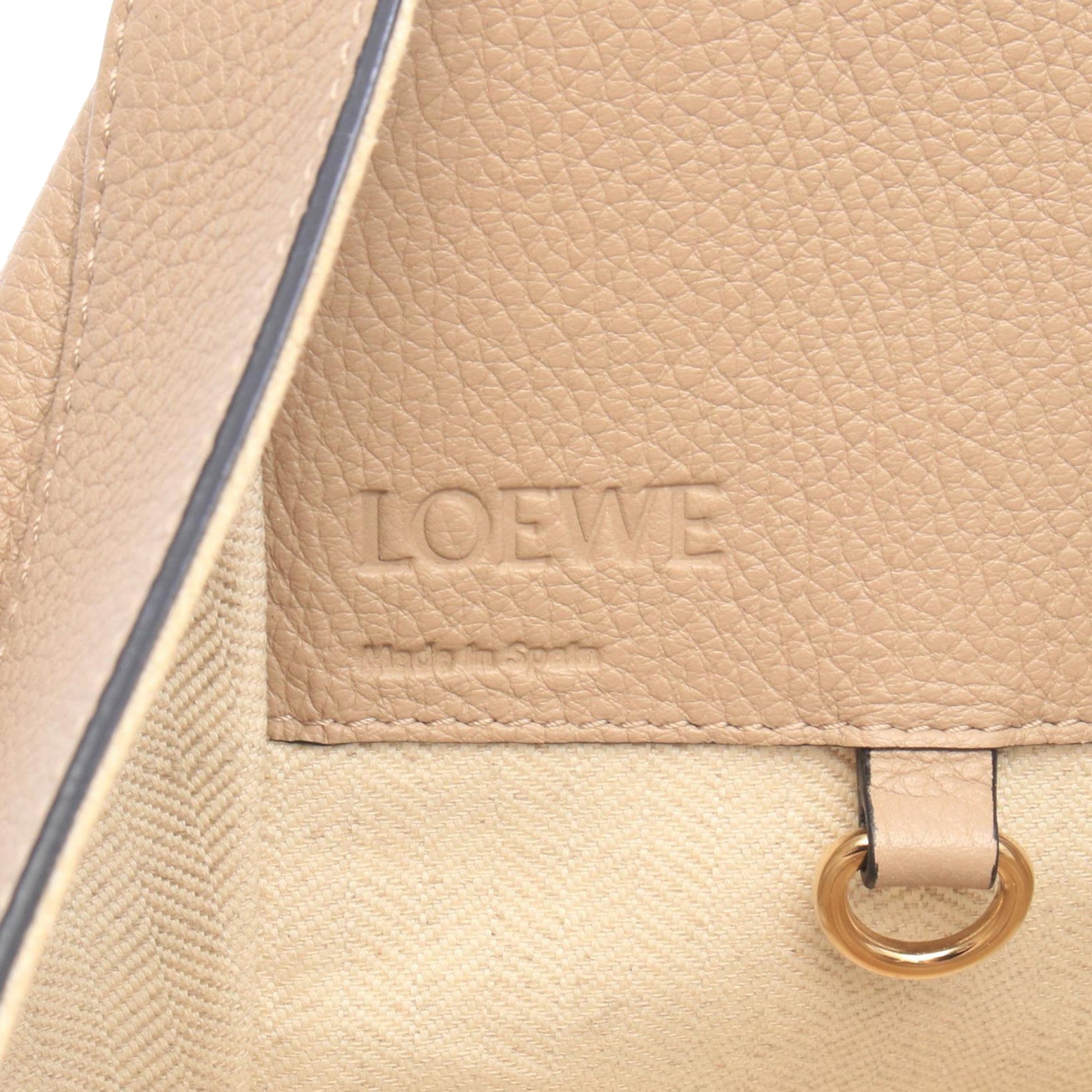 LOEWE Small Leather Hammock Satchel