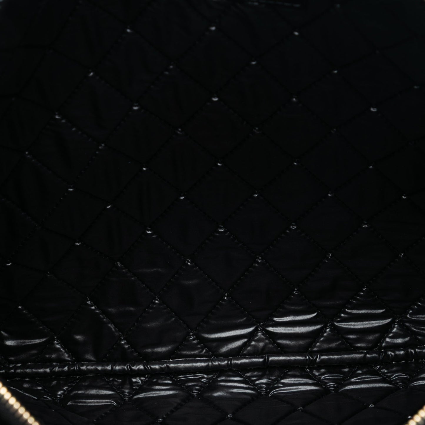 Chanel Large Quilted Velvet O Case Clutch