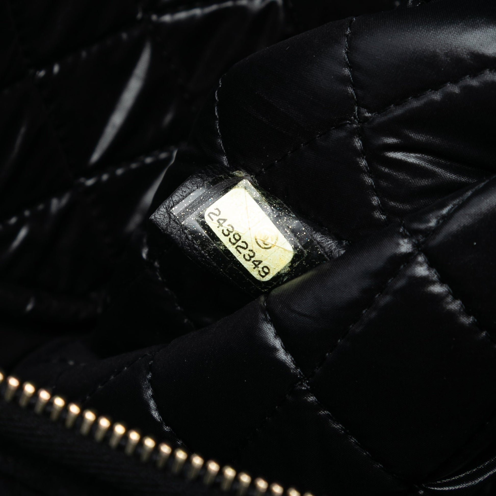 Chanel Large Quilted Velvet O Case Clutch
