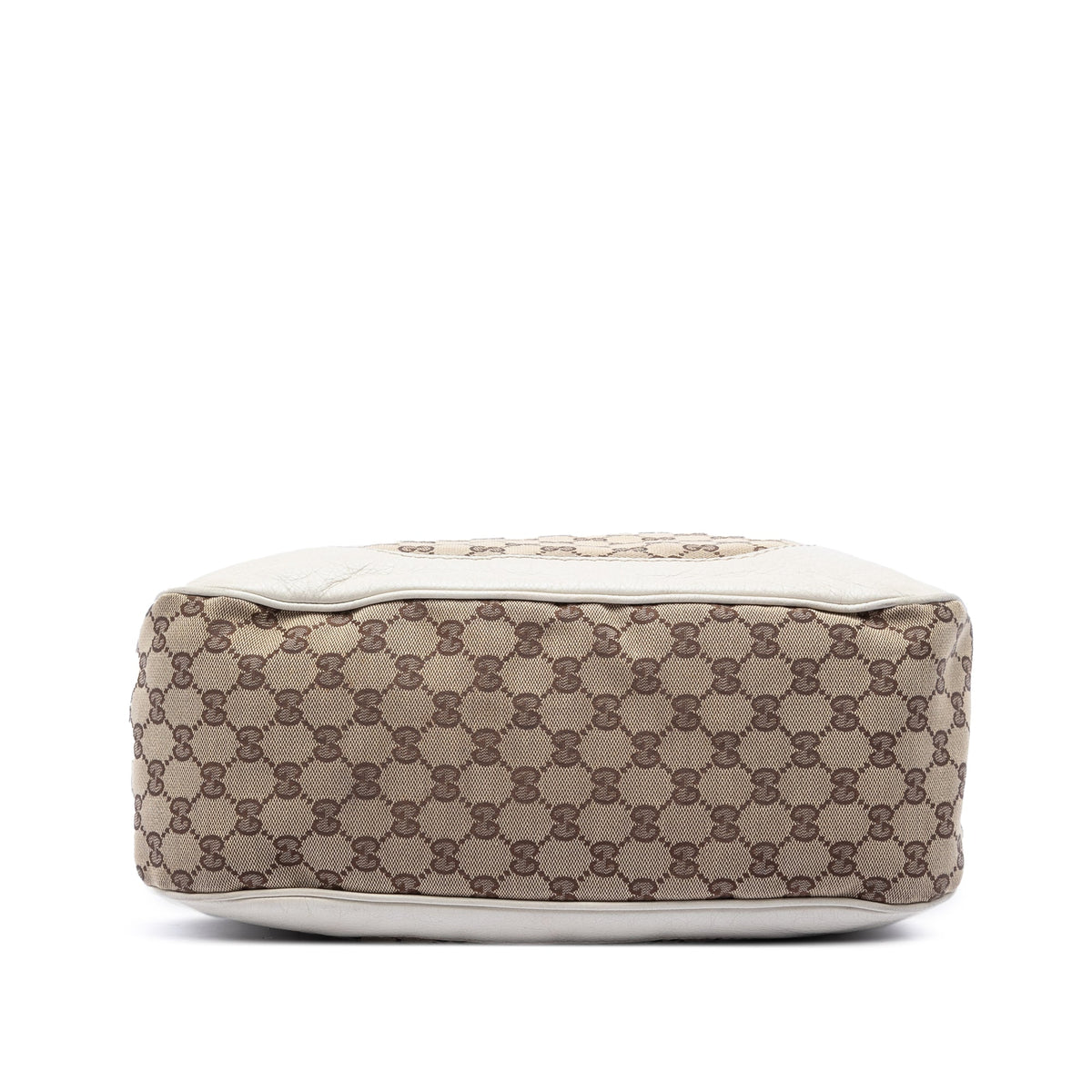 Gucci GG Canvas Charlotte Hobo — White