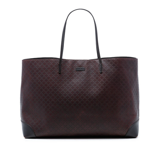 Gucci Diamante Bright Leather Hilary Lux Tote