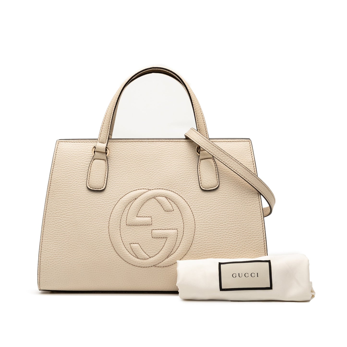 Gucci Medium Leather Soho Satchel