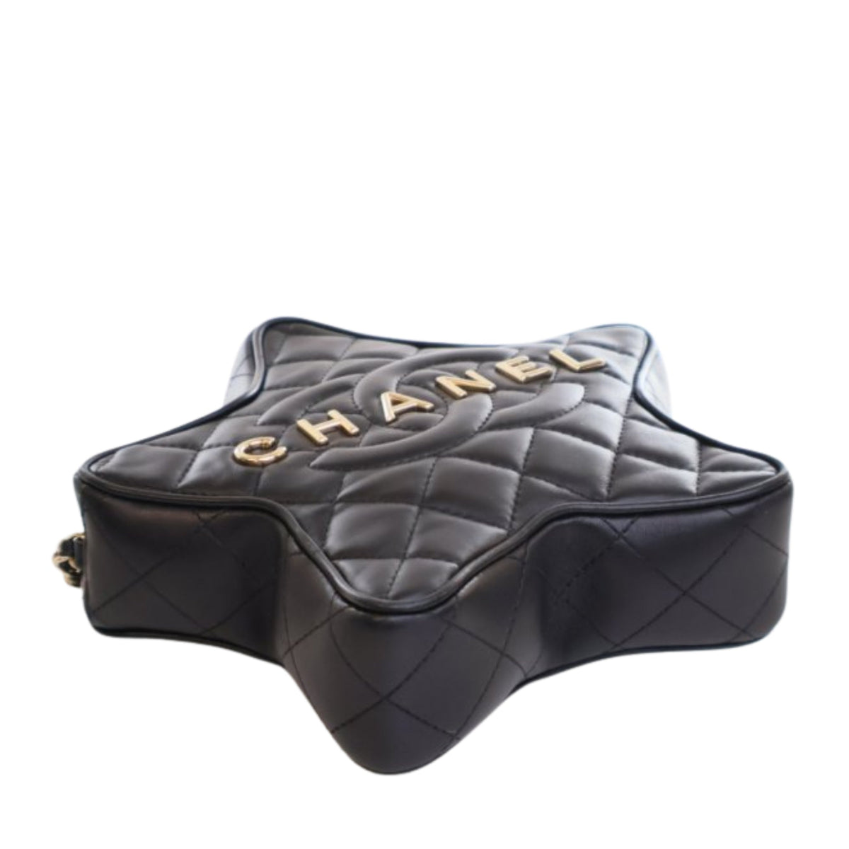 Chanel Quilted Lambskin Walk Of Fame Star Crossbody