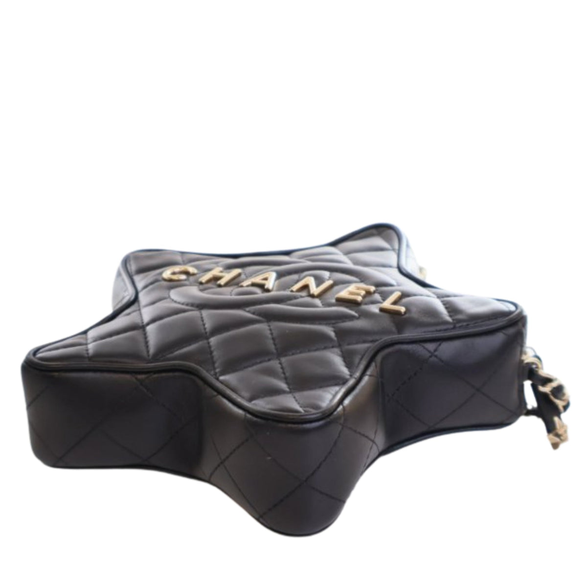 Chanel Quilted Lambskin Walk Of Fame Star Crossbody