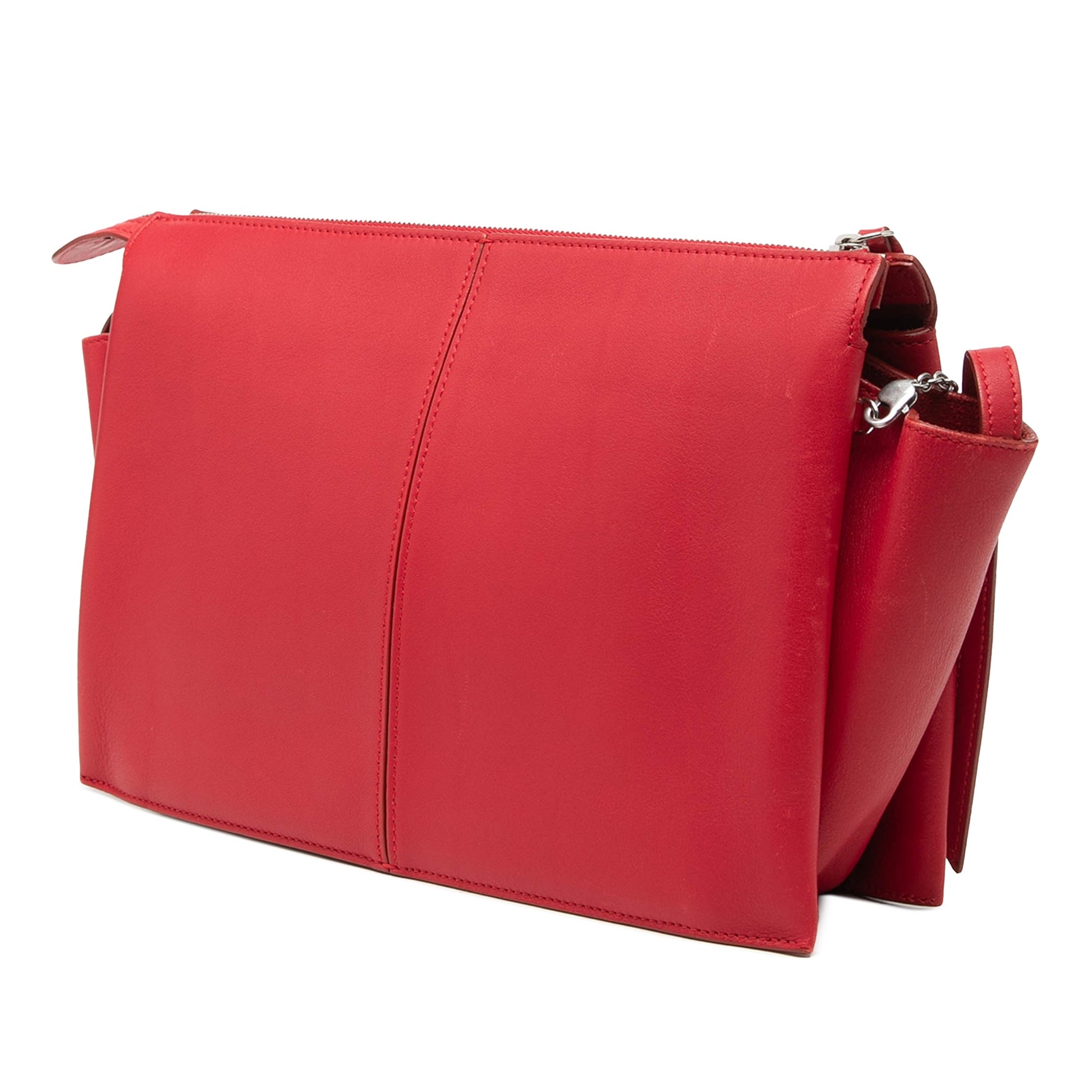 Celine Trifold Leather Clutch On Chain