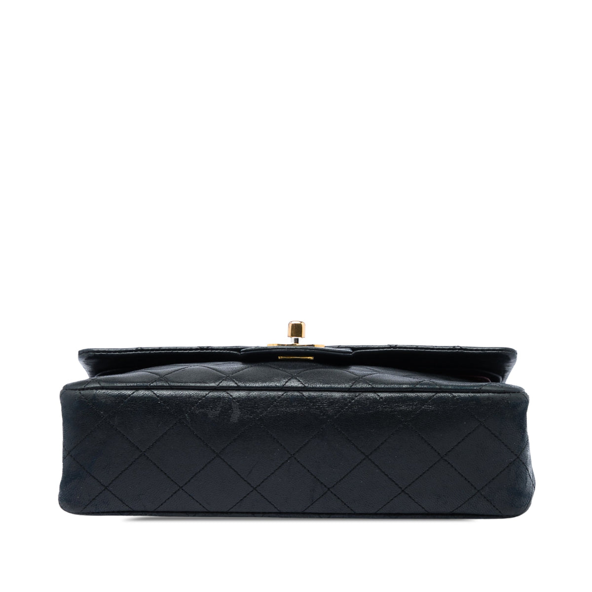 Chanel Small Classic Lambskin Double Flap — Black
