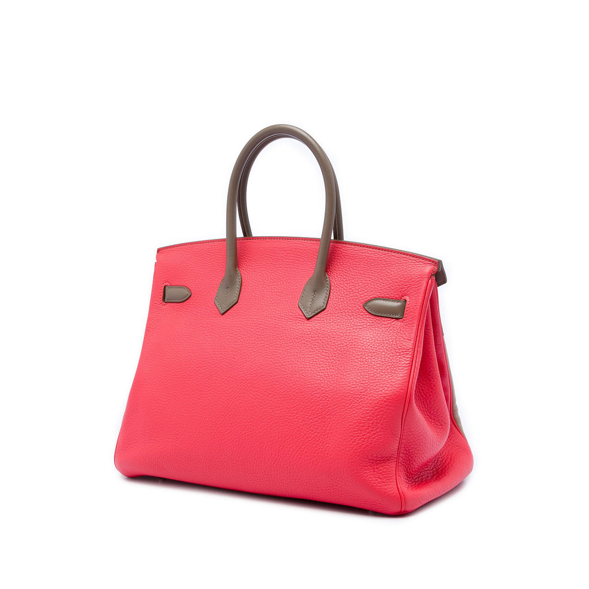 Hermès Tricolor Clemence and Swift Birkin Cascade Retourne 35 — Pink