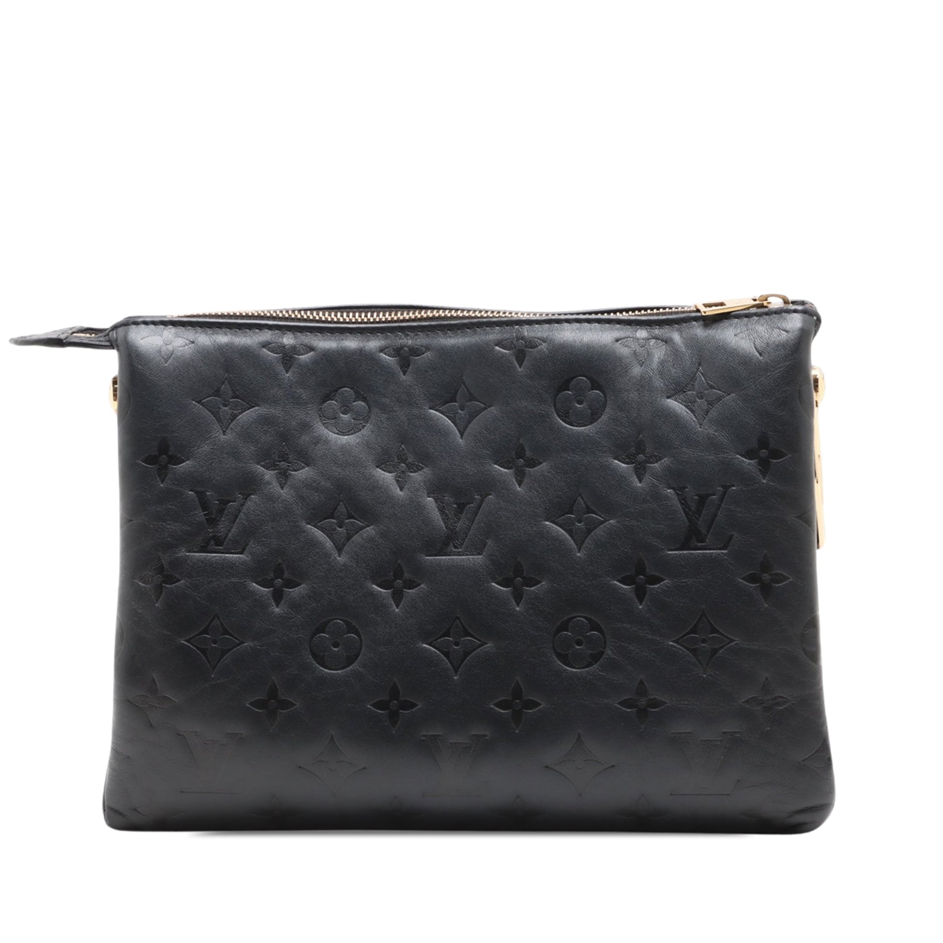 Louis Vuitton Monogram Embossed Puffy Lambskin Coussin PM