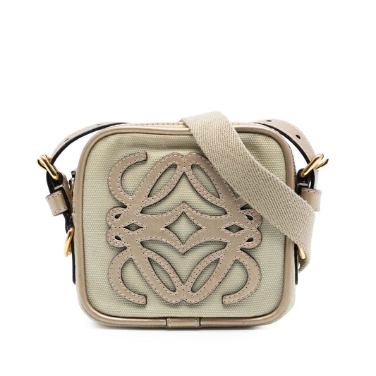 LOEWE Mini Canvas Anagram Crossbody