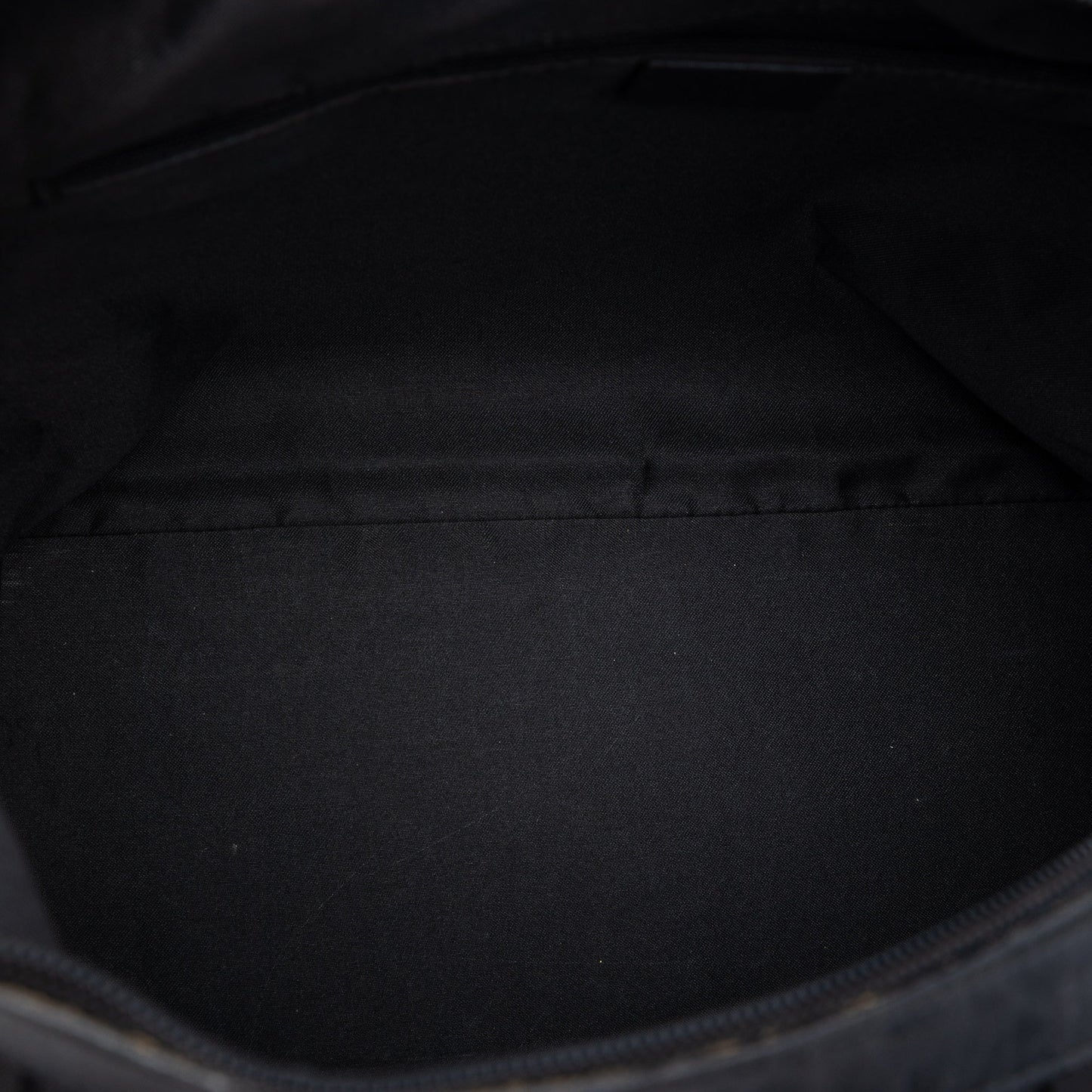 Gucci GG Nylon Bamboo Shoulder Bag