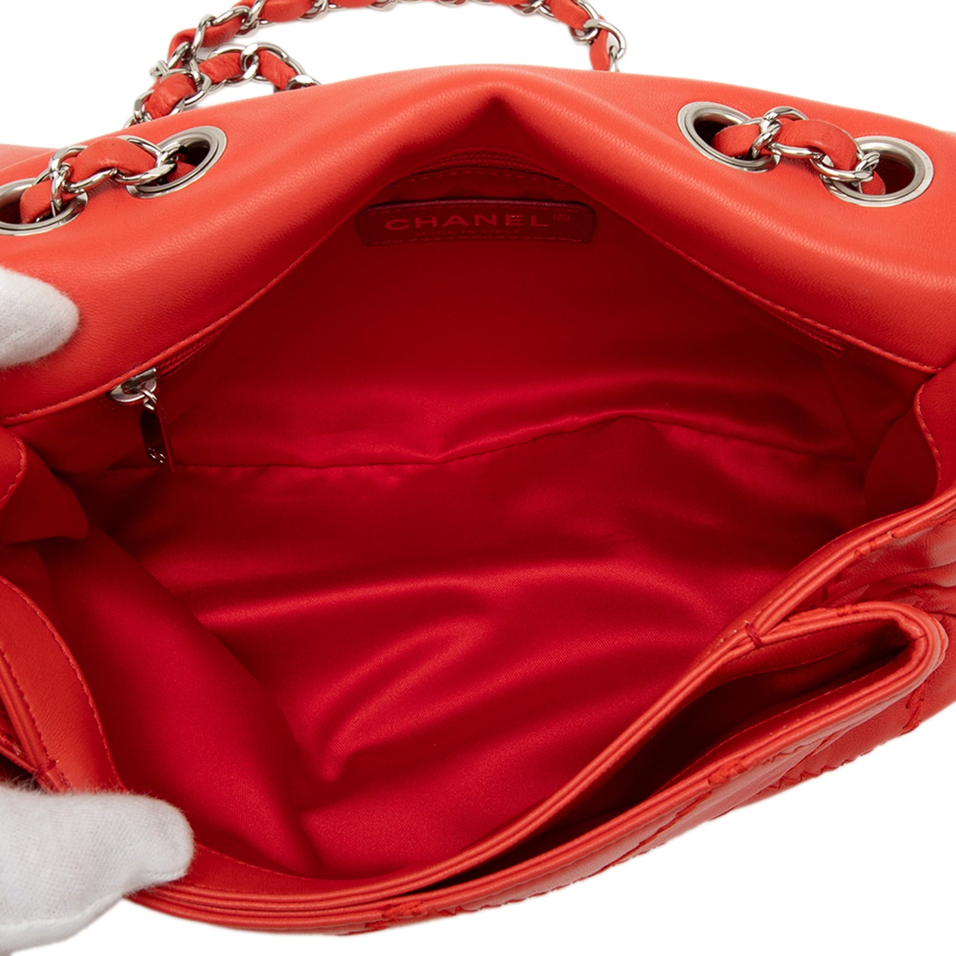 Quilted Lambskin Ultimate Stitch Flap