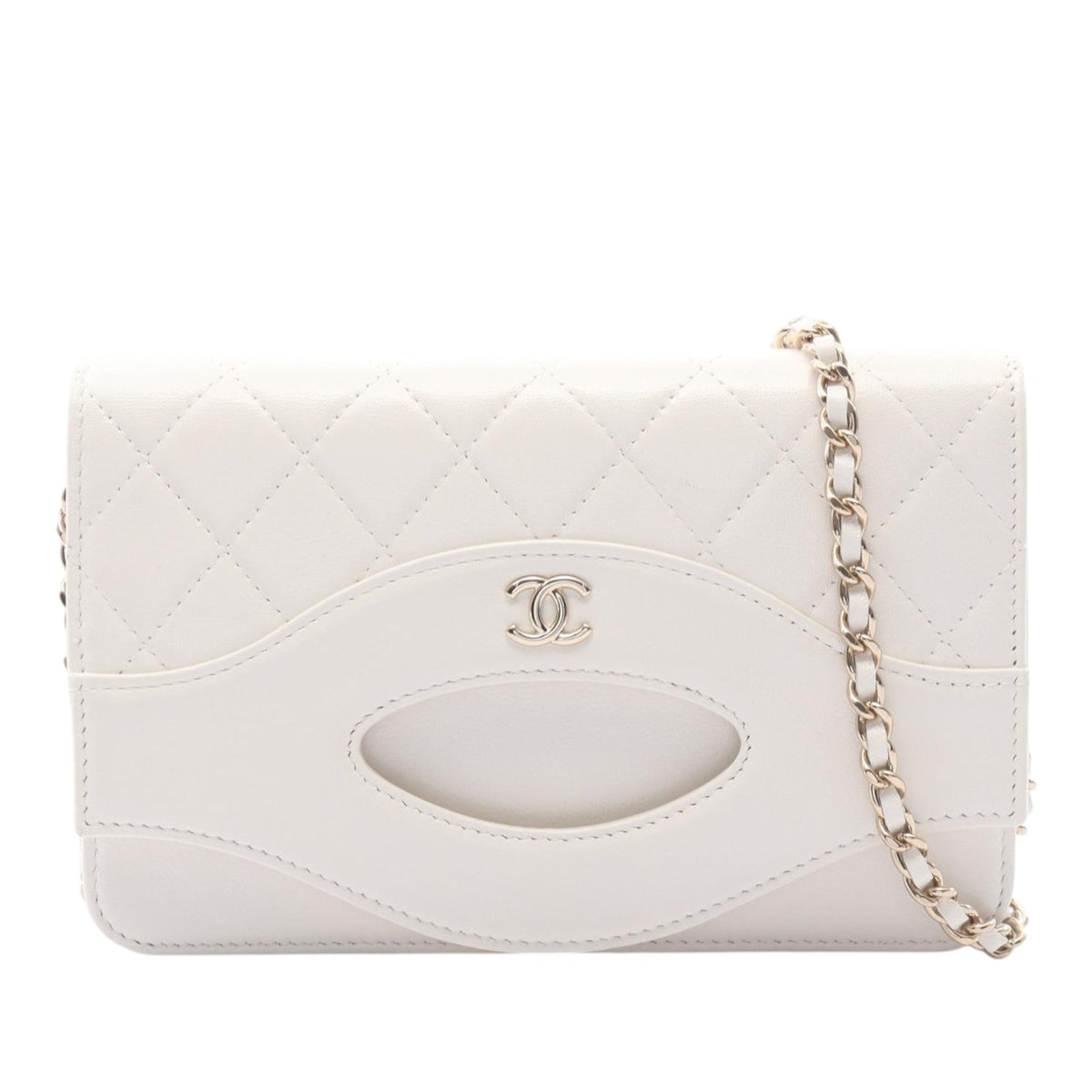 Chanel Quilted Shiny Lambskin 31 Wallet On Chain