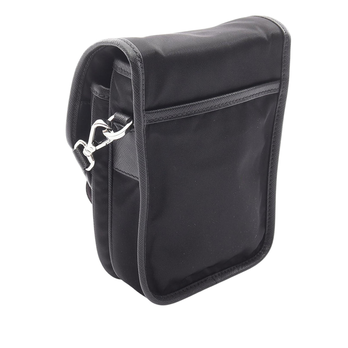 Prada Saffiano Trimmed Re Nylon Crossbody Bag