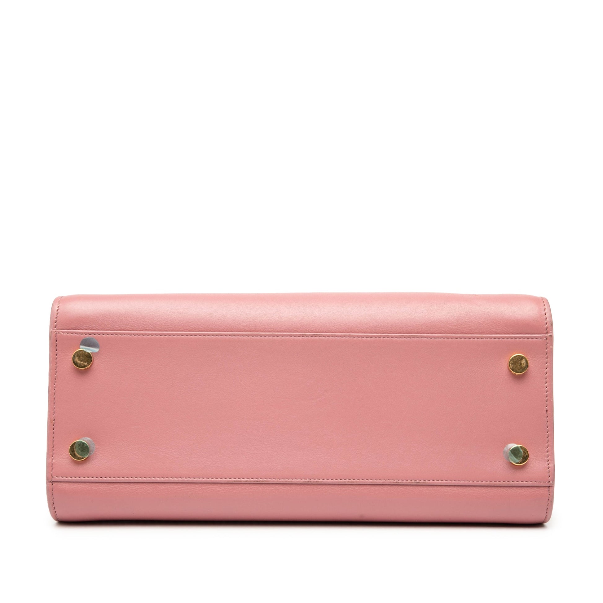 Saint Laurent Small Leather Monogram Cabas Satchel