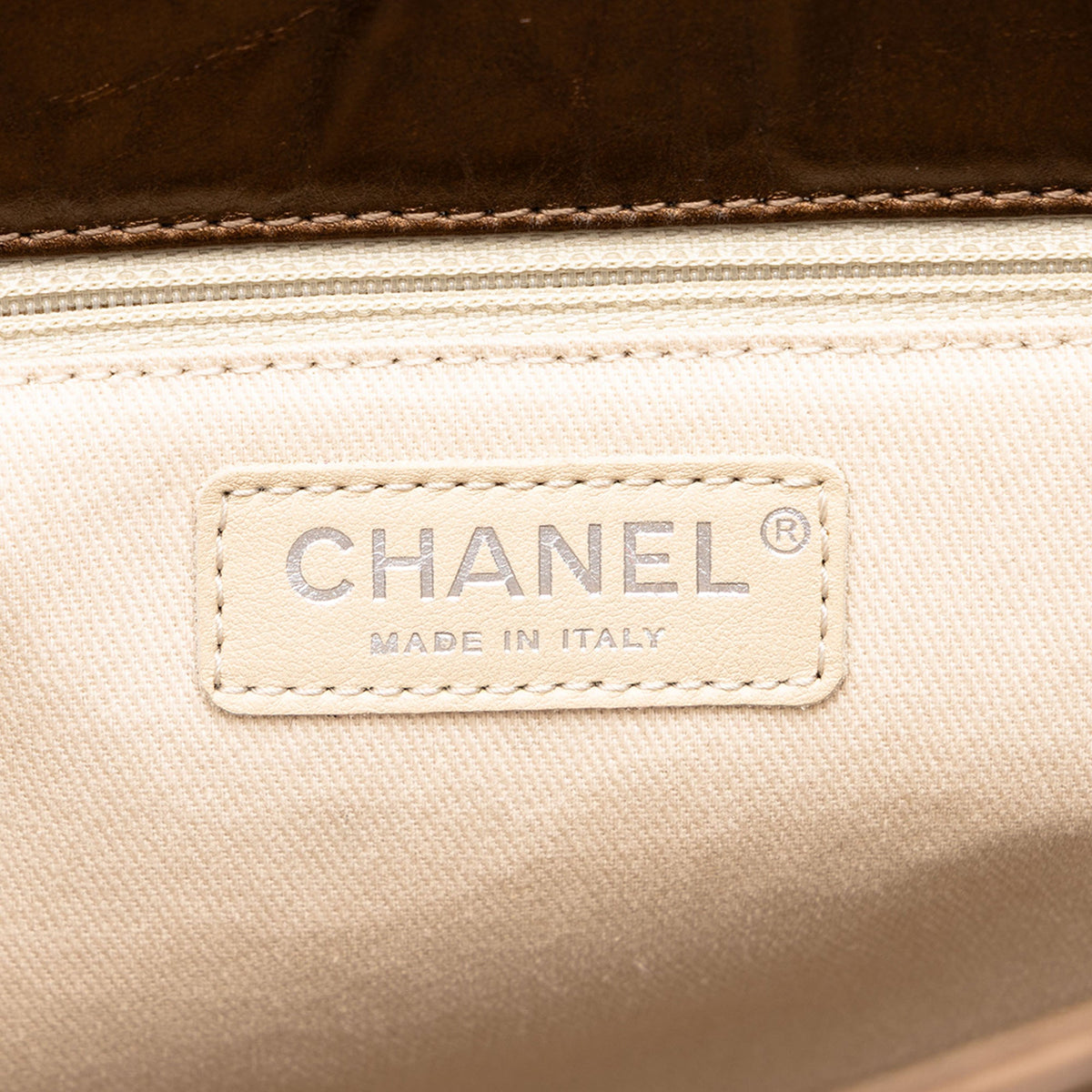 Chanel Quilted Metallic Aged Calfskin Reissue 2.55 Tote