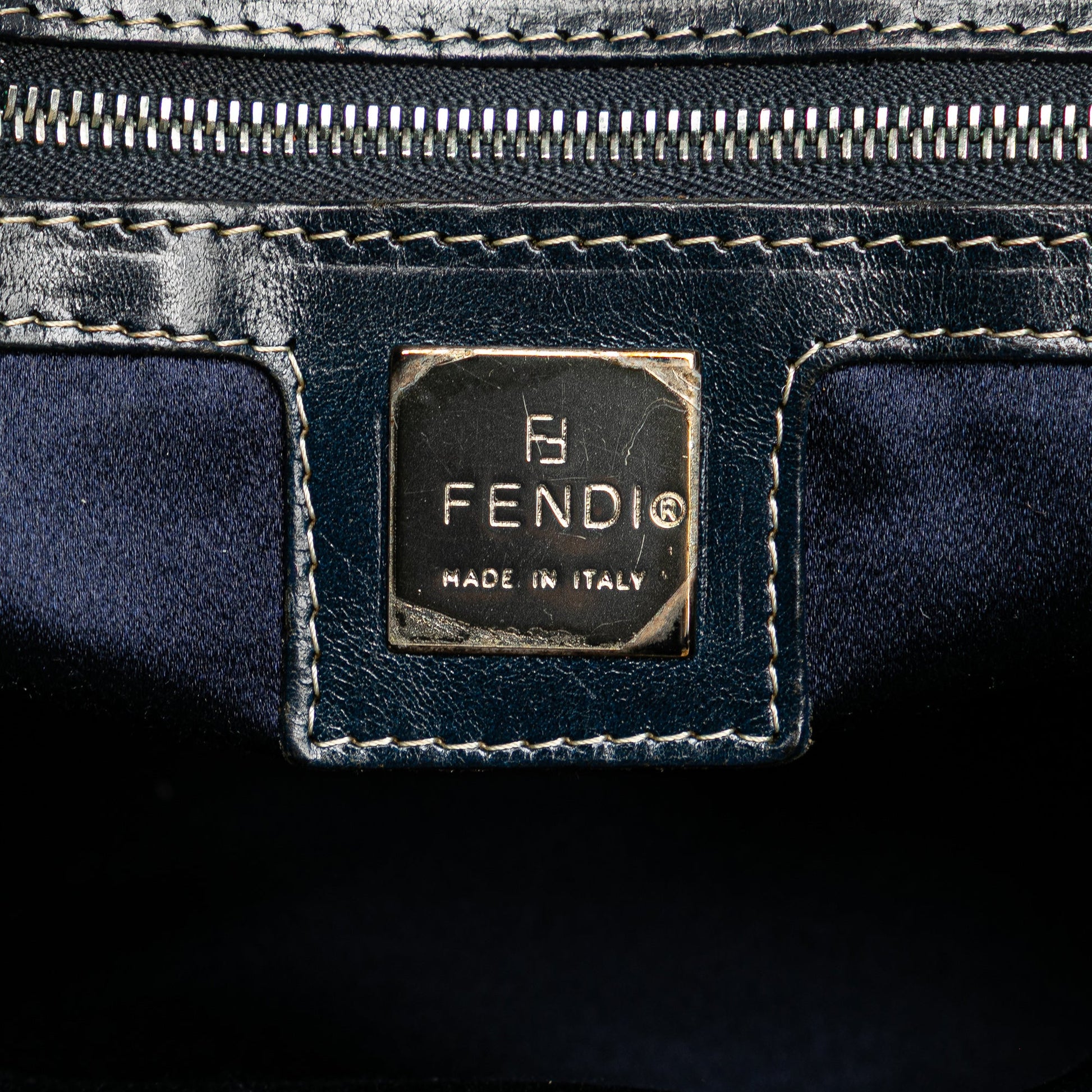 Fendi Small Zucchino Canvas Twins Tote