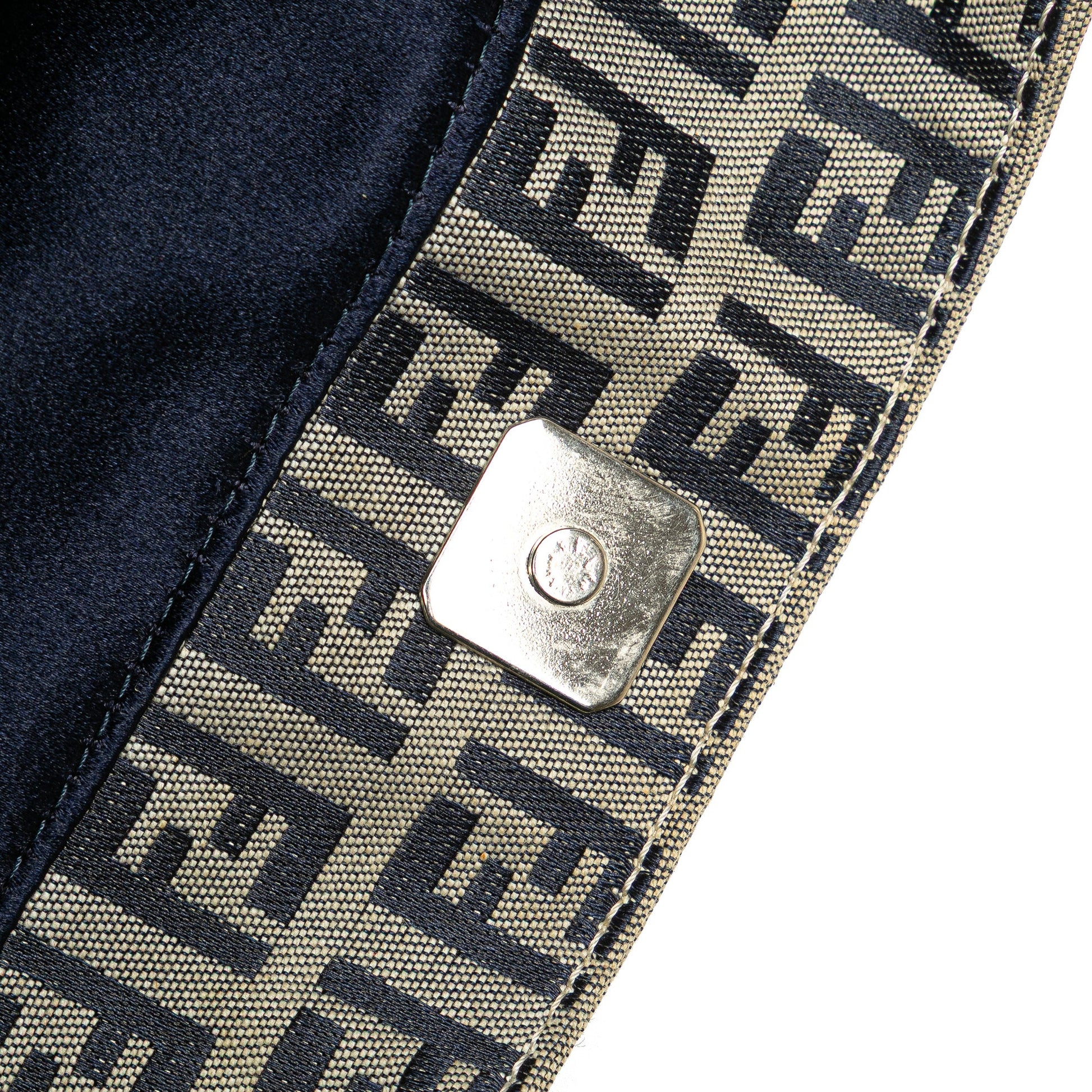 Fendi Small Zucchino Canvas Twins Tote