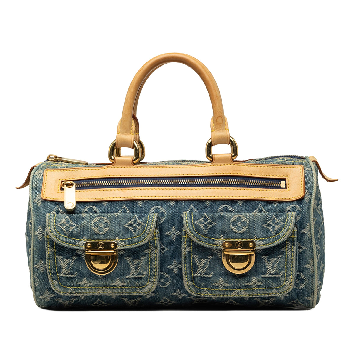 Louis Vuitton Monogram Denim Neo Speedy 30 — Blue