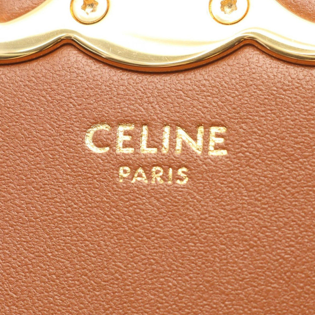 Celine Teen Triomphe Coated Canvas Laura Satchel