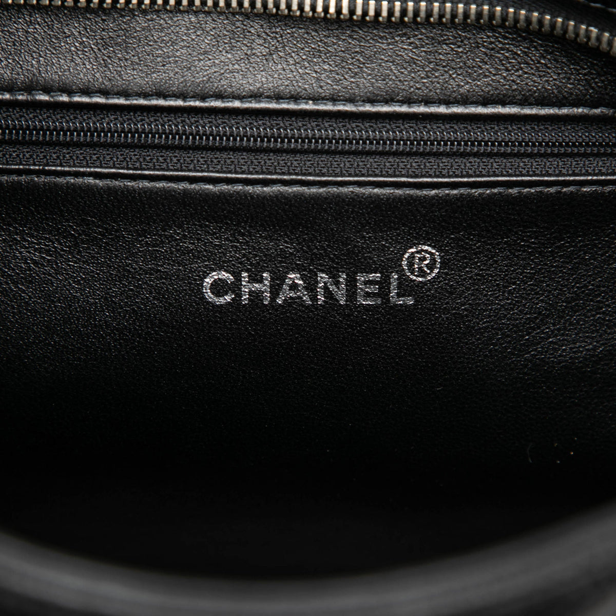 Chanel Caviar Medallion Tote — Black