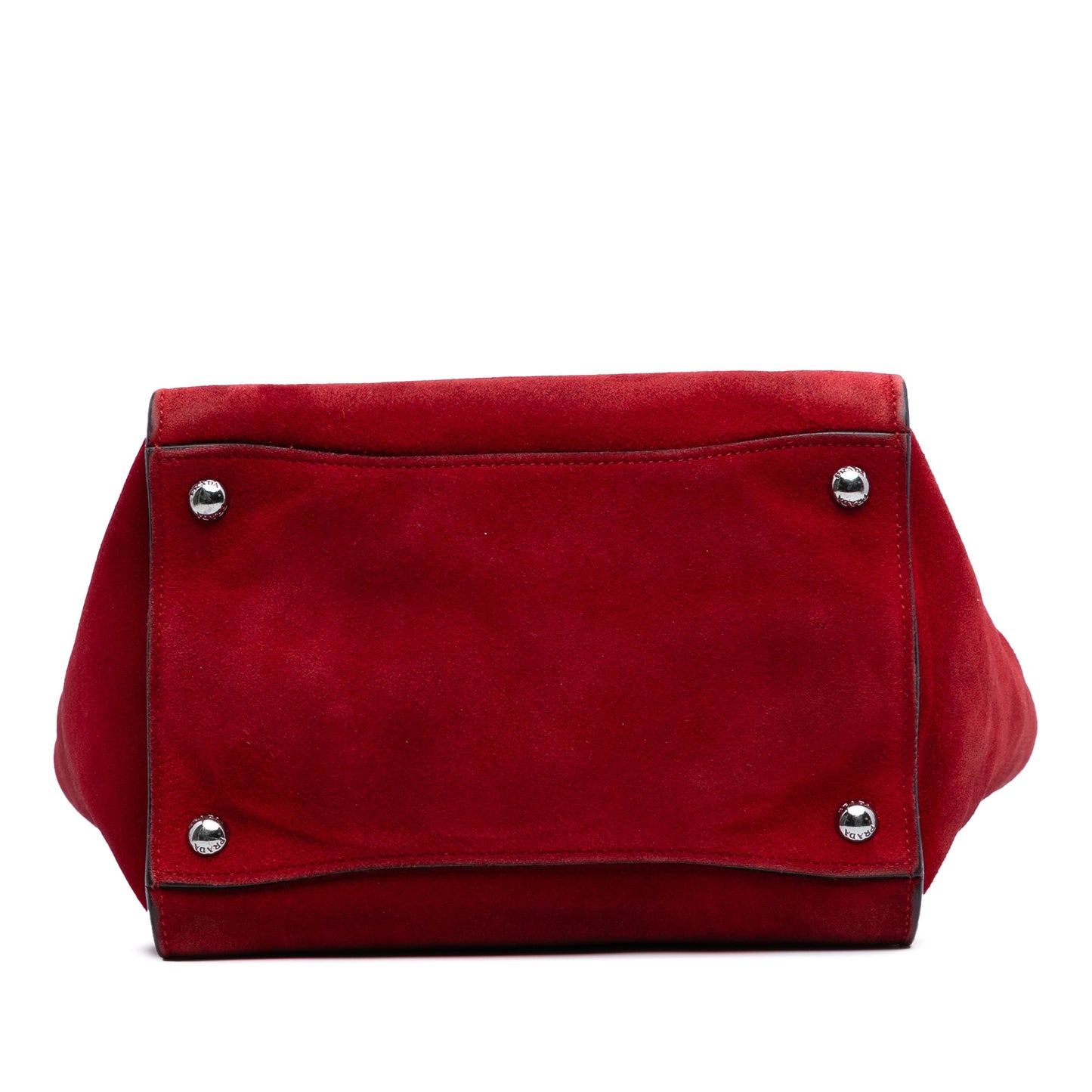 Prada Small Scamosciato Twin Pocket Satchel