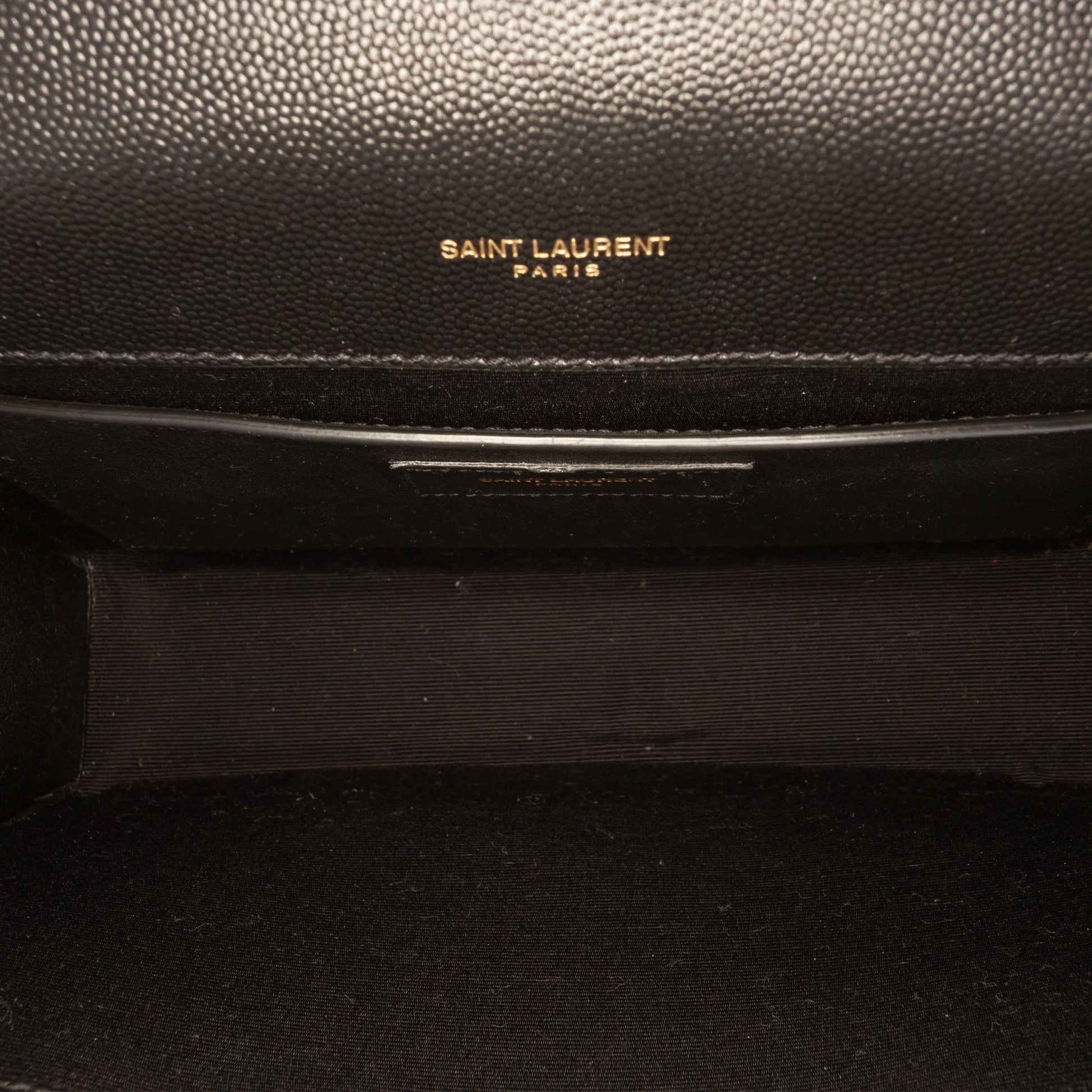 Saint Laurent Medium Grain De Poudre Triquilt Monogram Envelope Bag