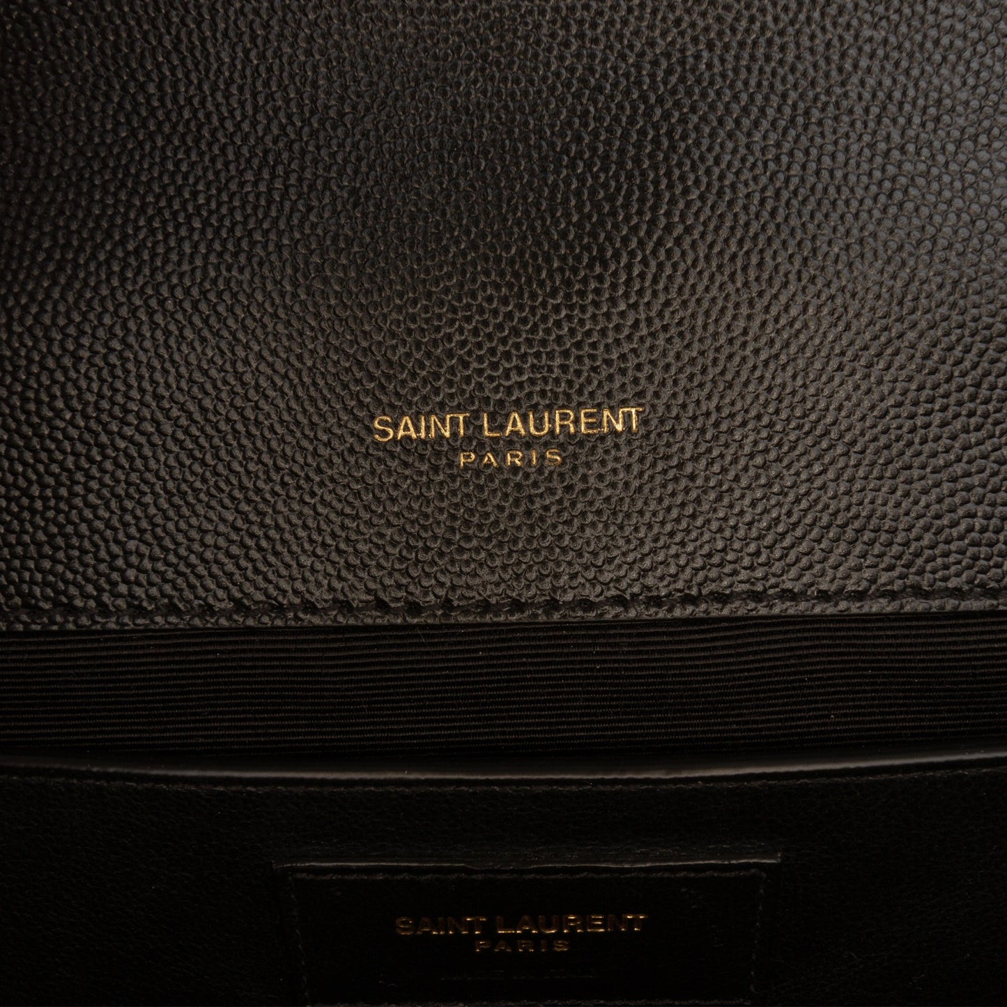 Saint Laurent Medium Grain De Poudre Triquilt Monogram Envelope Bag