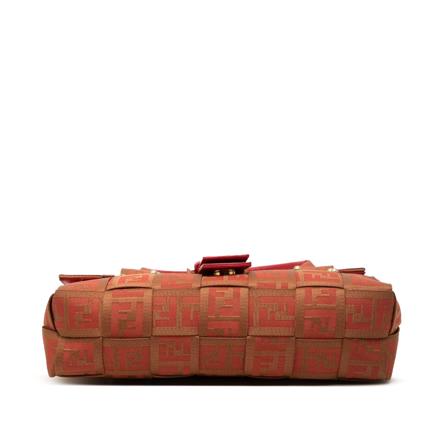 Fendi Zucca Canvas Crossword Handbag