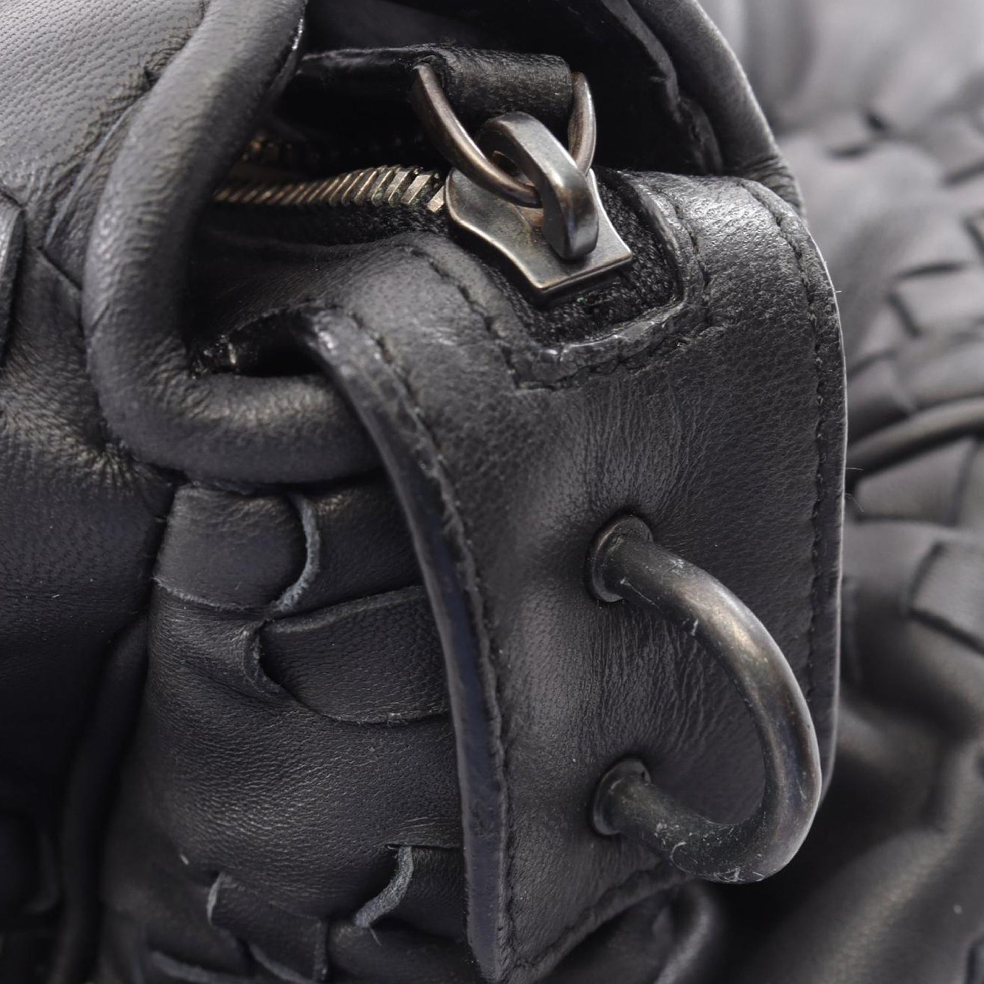 Bottega Veneta Intrecciato Trimmed Satchel