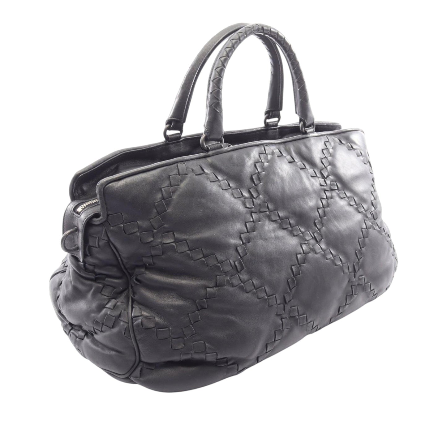 Bottega Veneta Intrecciato Trimmed Satchel